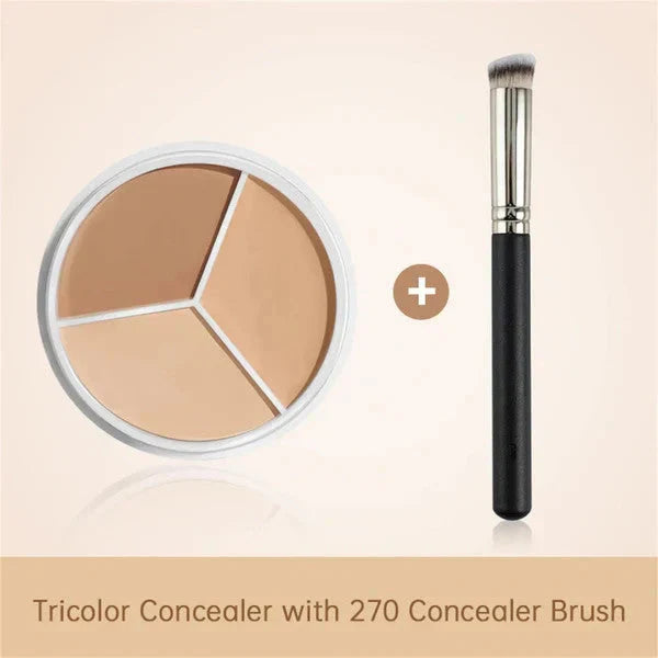 SkinBlend™ | Tri-color concealer palette with brush