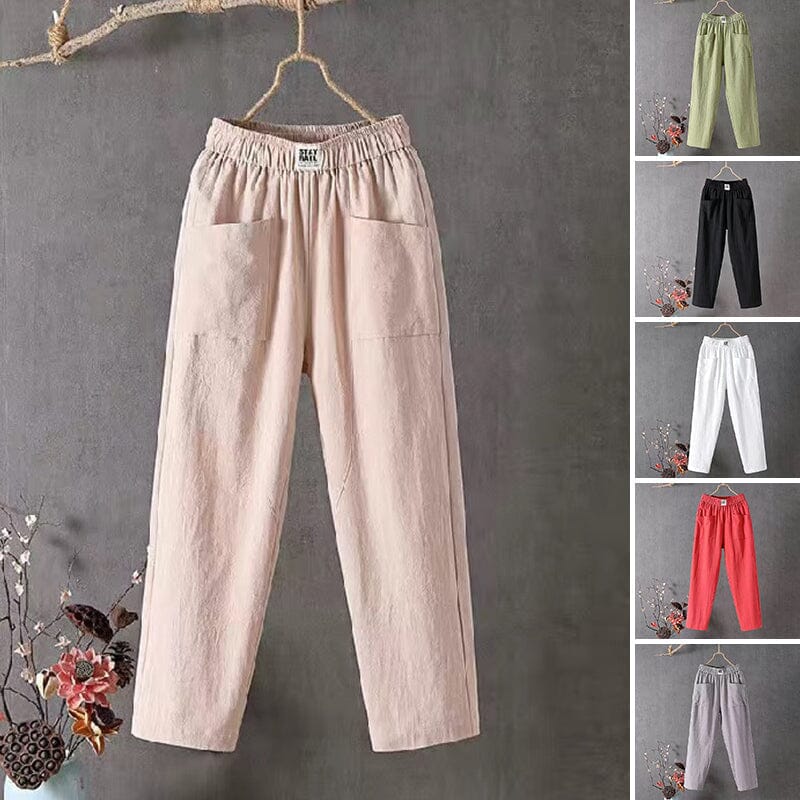 EcoEase™ | Cotton and linen casual pants!