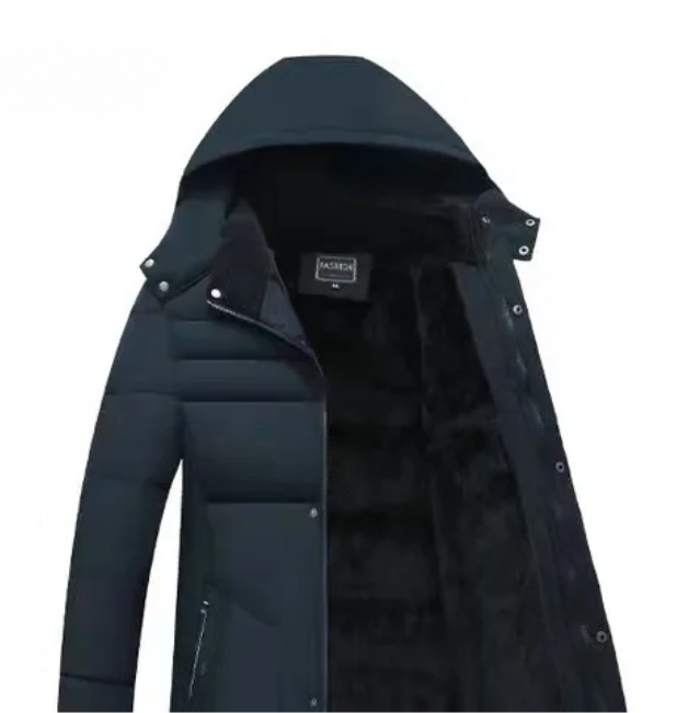 Frostel™ | Men's hooded, padded, and fleece-lined winter jacket – perfect for cold days