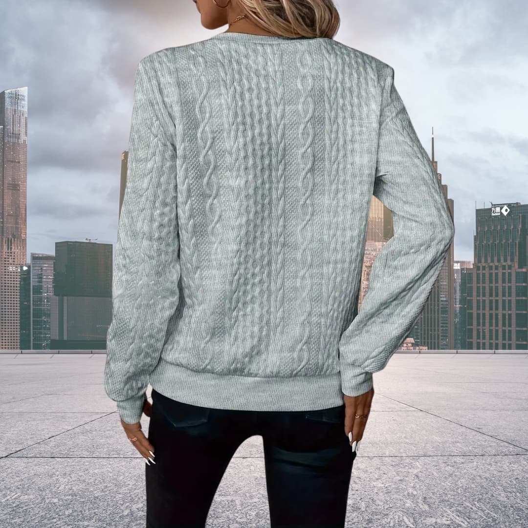 Iris™ | Stylish knitted sweater