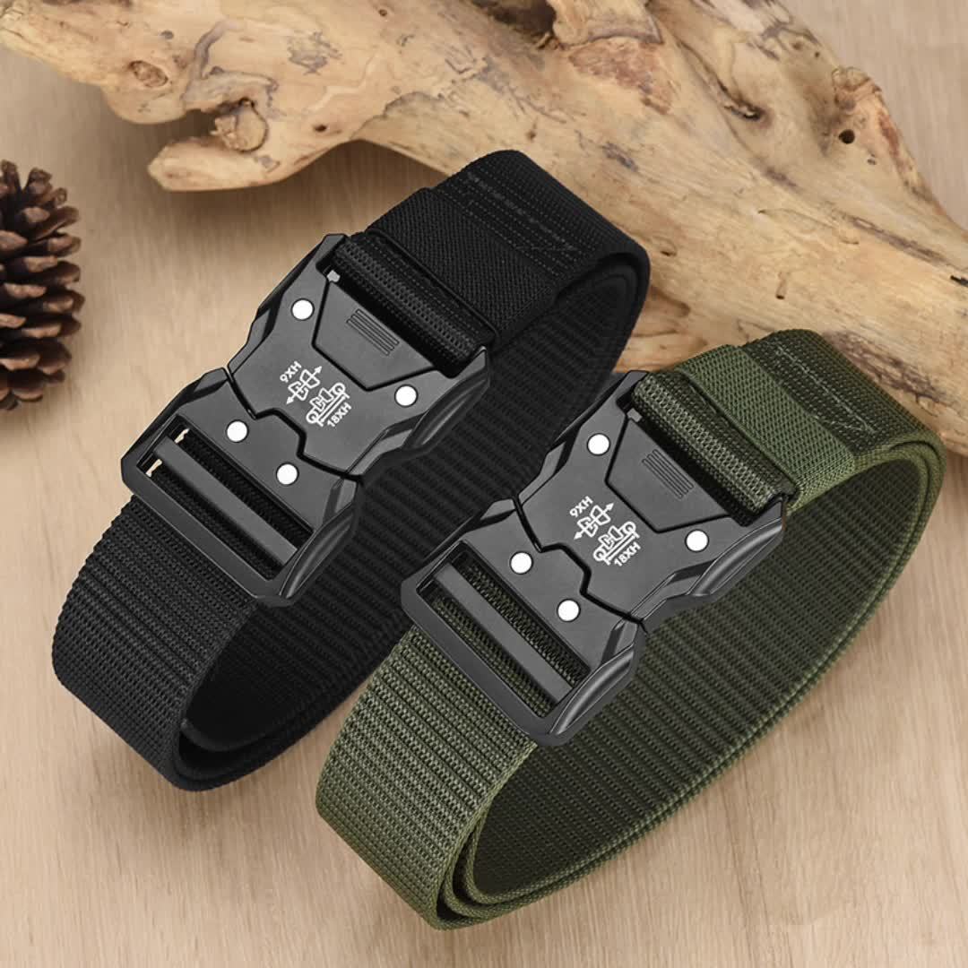Robuster Unisex-Taktik-Nylon-Gürtel für Outdoor und den täglichen Gebrauch