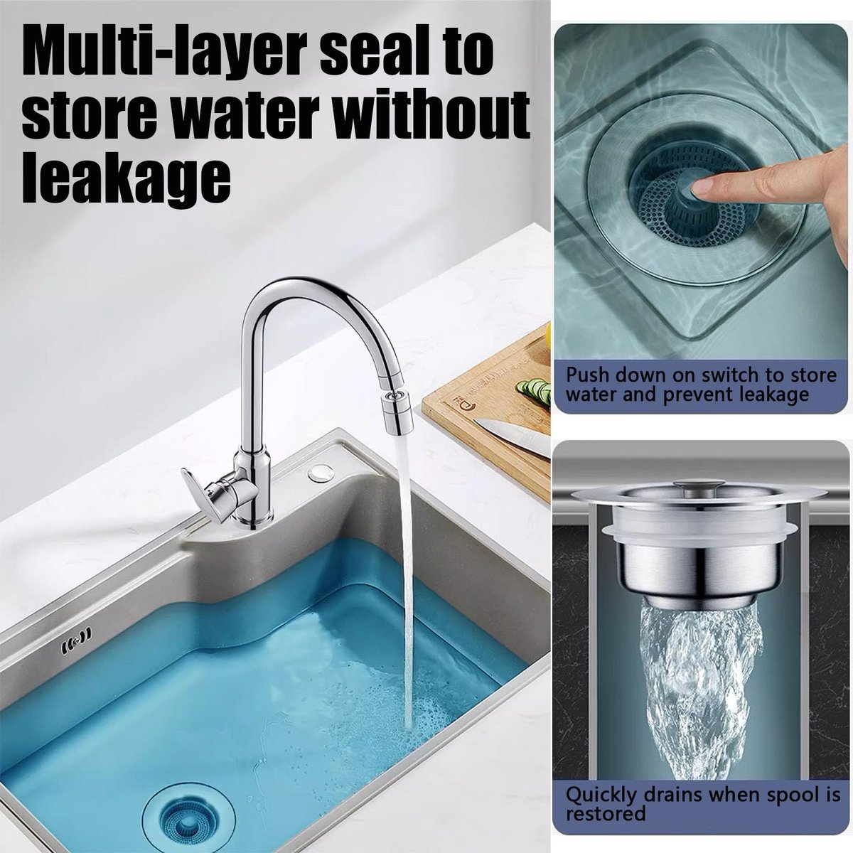 HydraFlow Rohrreiniger für verstopfte Rohre und langsame Abflüsse