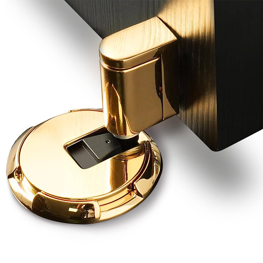 Mechanical floor doorstop – keep your door safely open