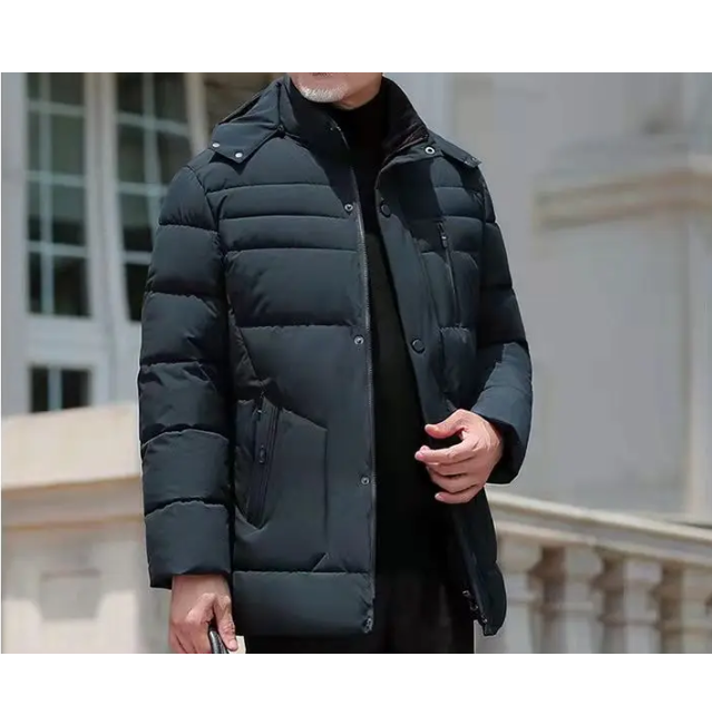 Frostel™ | Men's hooded, padded, and fleece-lined winter jacket – perfect for cold days