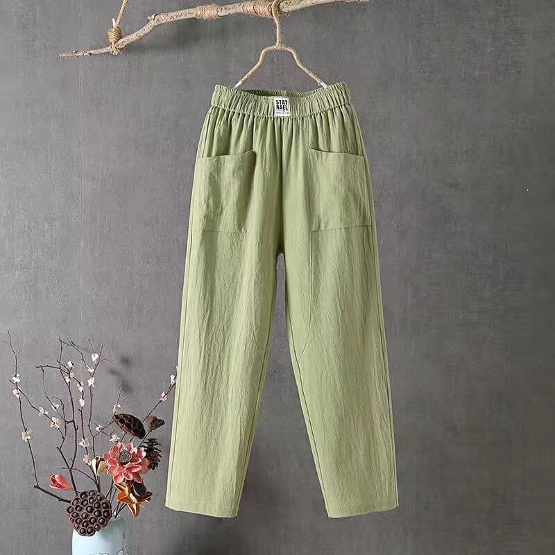 EcoEase™ | Cotton and linen casual pants!