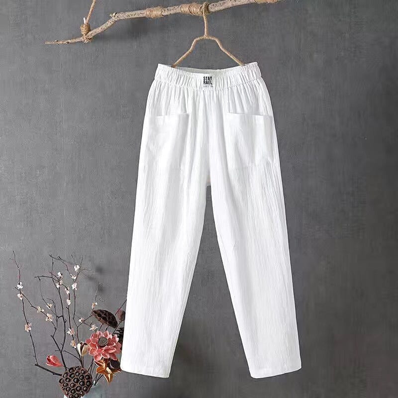 EcoEase™ | Cotton and linen casual pants!