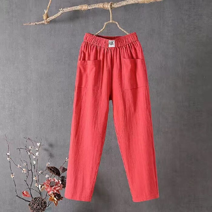 EcoEase™ | Cotton and linen casual pants!