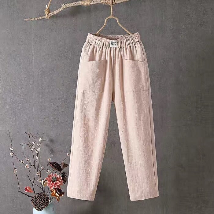 EcoEase™ | Cotton and linen casual pants!