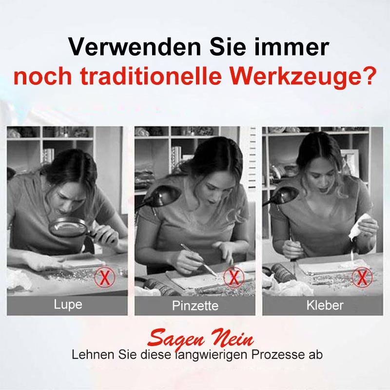 Buntes Kristall-Kunststiftset für DIY-Kreativität