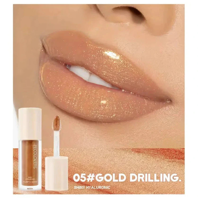 Transparenter Glanzlippenstift für strahlenden Glanz