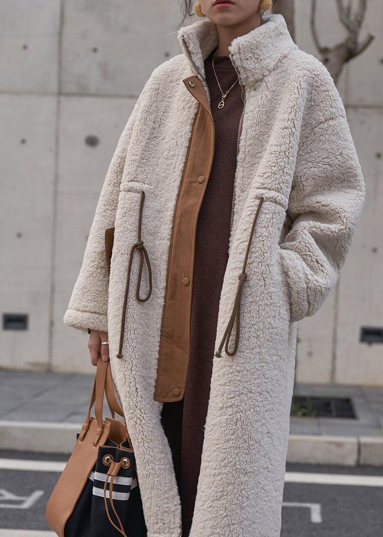 Cosynic™ | Plus-size high-neck drawstring winter coat