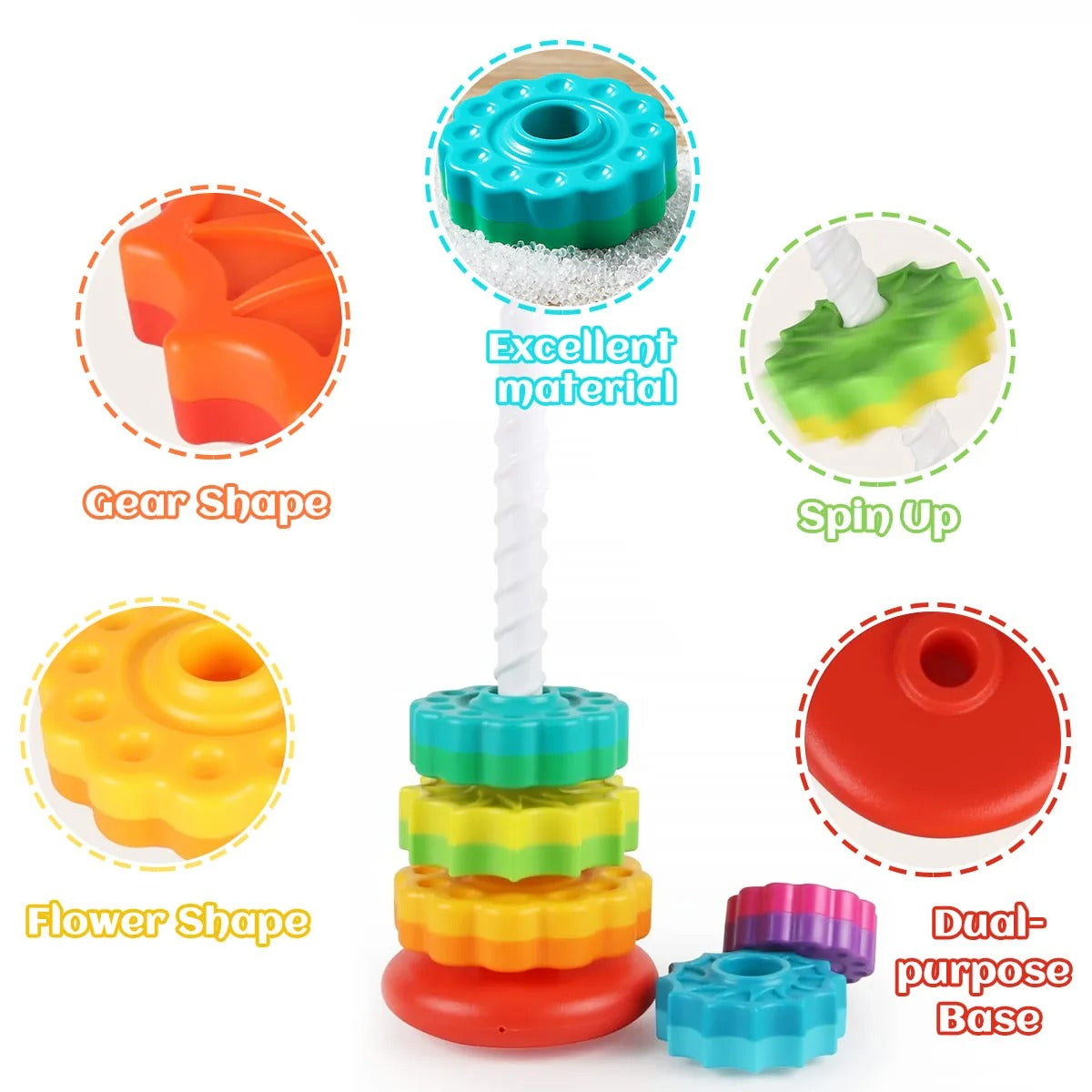 Spiralo™ | Spiral Stacking Toy