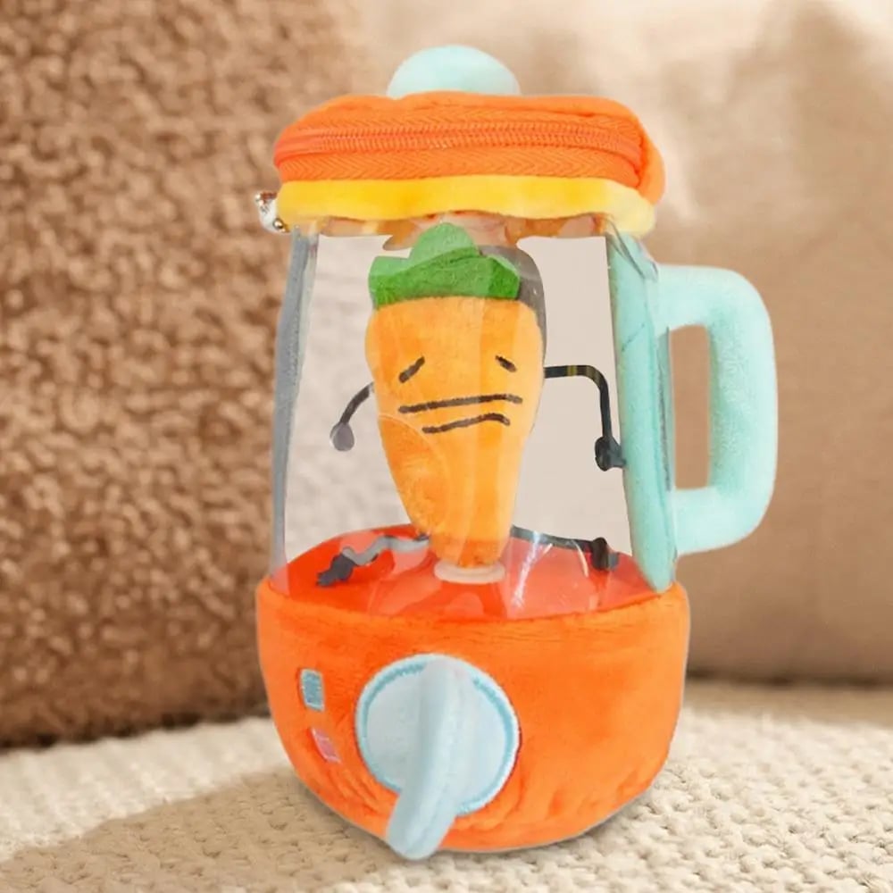 PlushPress™ | Cartoon Plush Doll Toy Carrot Juicer Shape Decorations