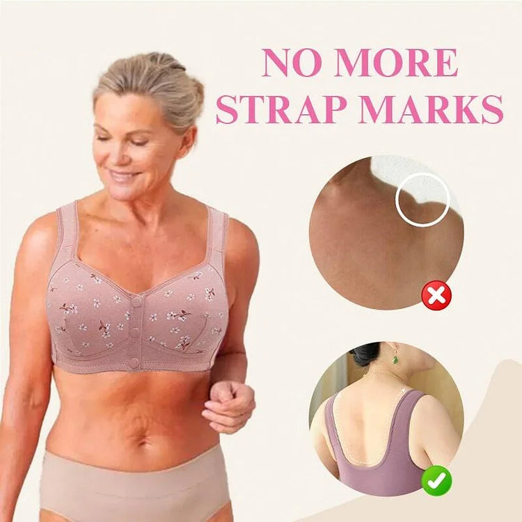 Comfort Bra™ | Stylish button-front bra
