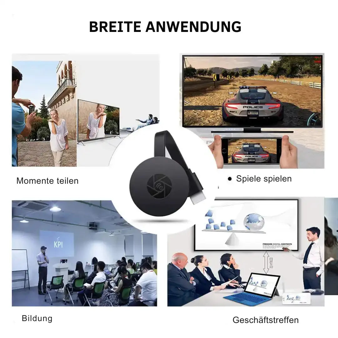 Drahtloser HD-Auto-Spiegel-Display-Adapter