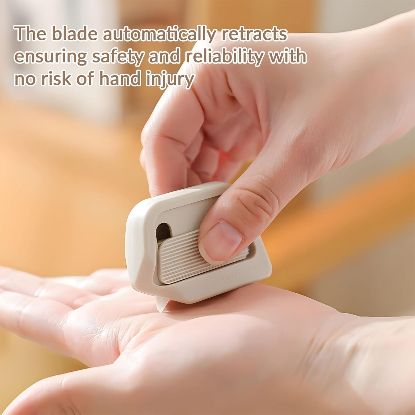 Ergonomischer Sicherheitsmesser für präzises und verletzungsfreies Schneiden