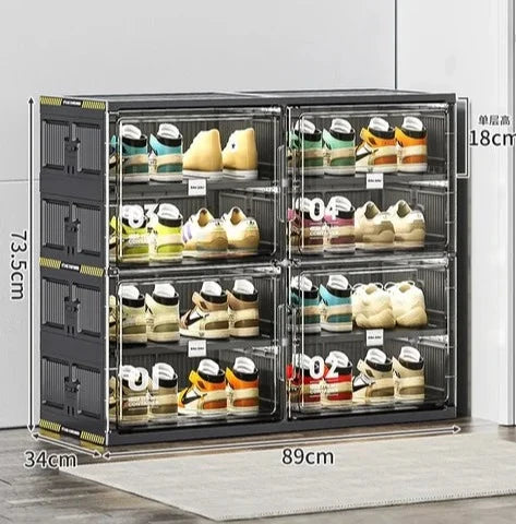 Platzsparender Schuhorganizer stapelbares Regal