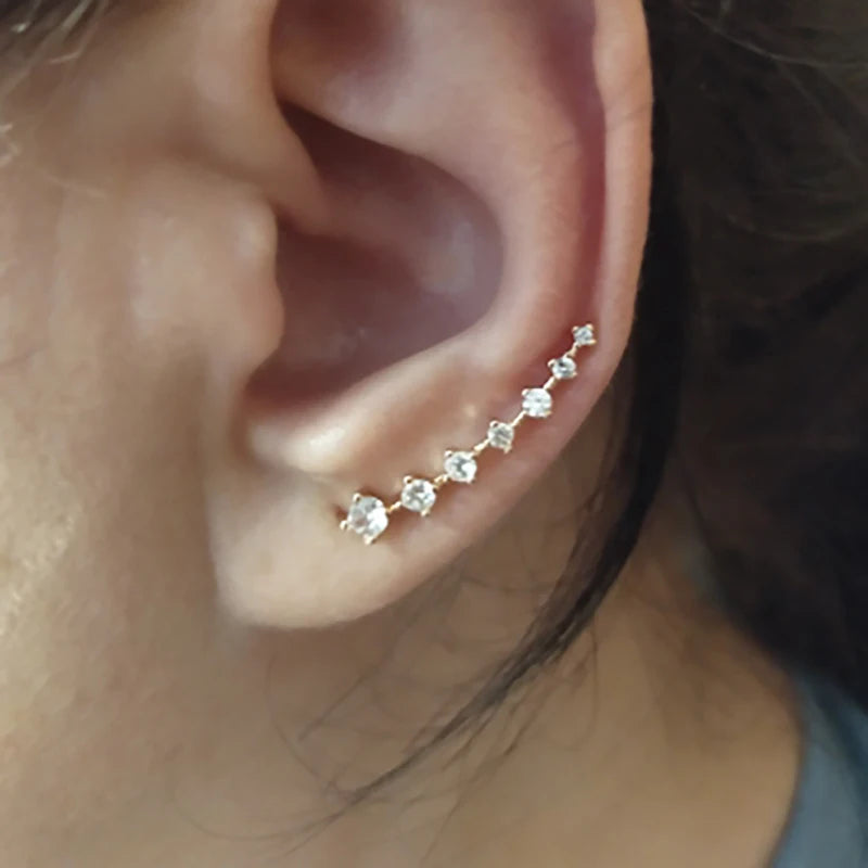 Holly™ - Diamond earrings with seven stars