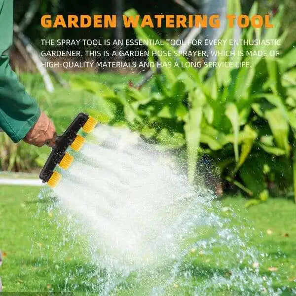 AquaQuad™ | Premium 4-Head Garden Sprinkler