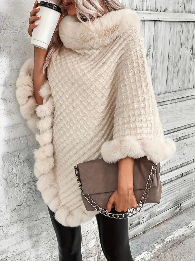 FurWarm™ - Luxurious Warm Sweater with Fur Trim