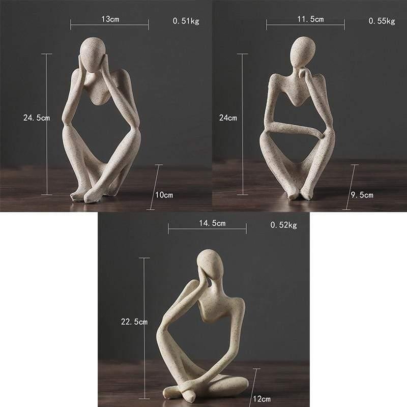 Moderne abstrakte Atacama-Skulptur für Wohnkultur