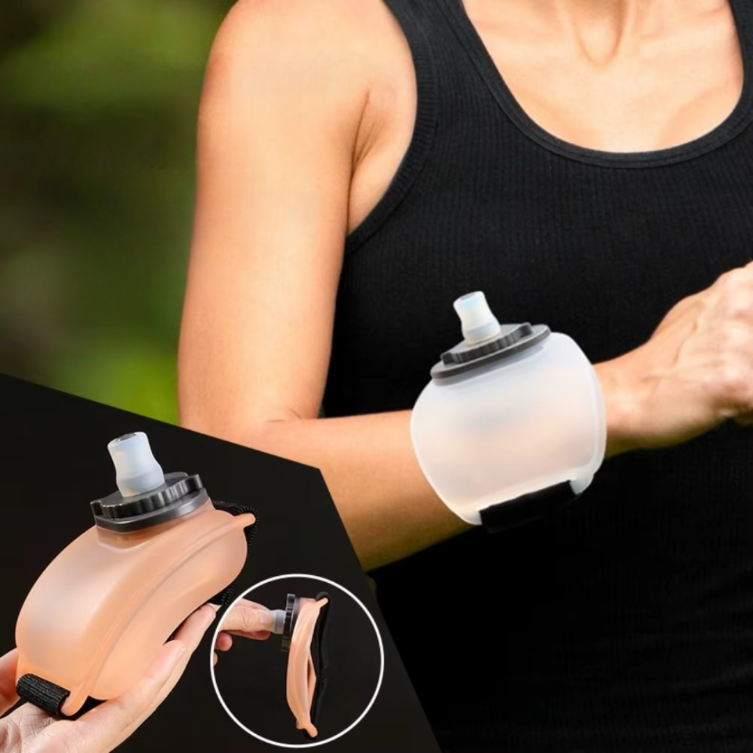 Freihändige Handgelenk-Wasserflasche für aktive Flüssigkeitszufuhr