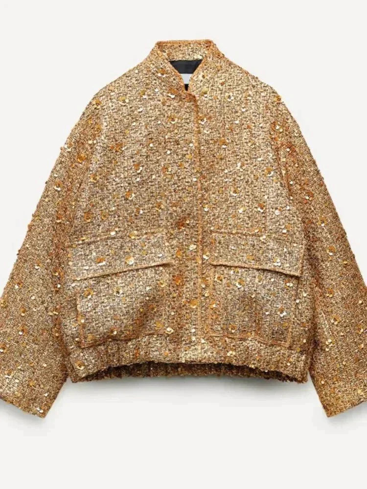 Glimmer™ Fashionable shimmering jacket for women