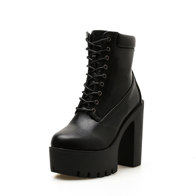 Modivy™ | Fashionable high-heeled ankle boots