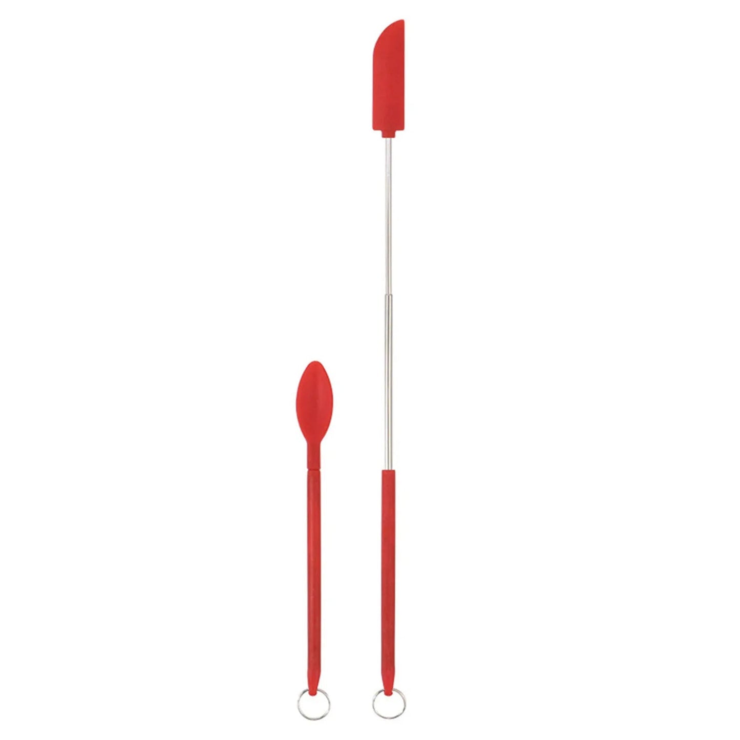 Set aus Mini-Silikon-Spateln für Backen und Kochen