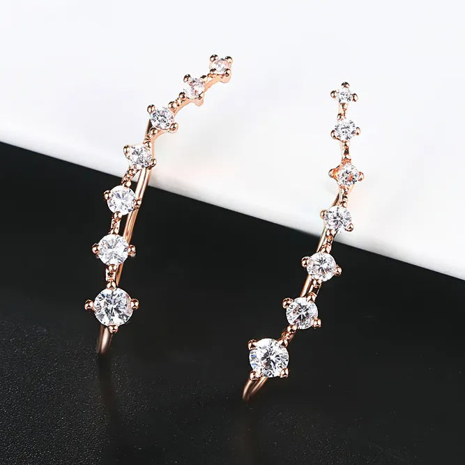 Holly™ - Diamond earrings with seven stars