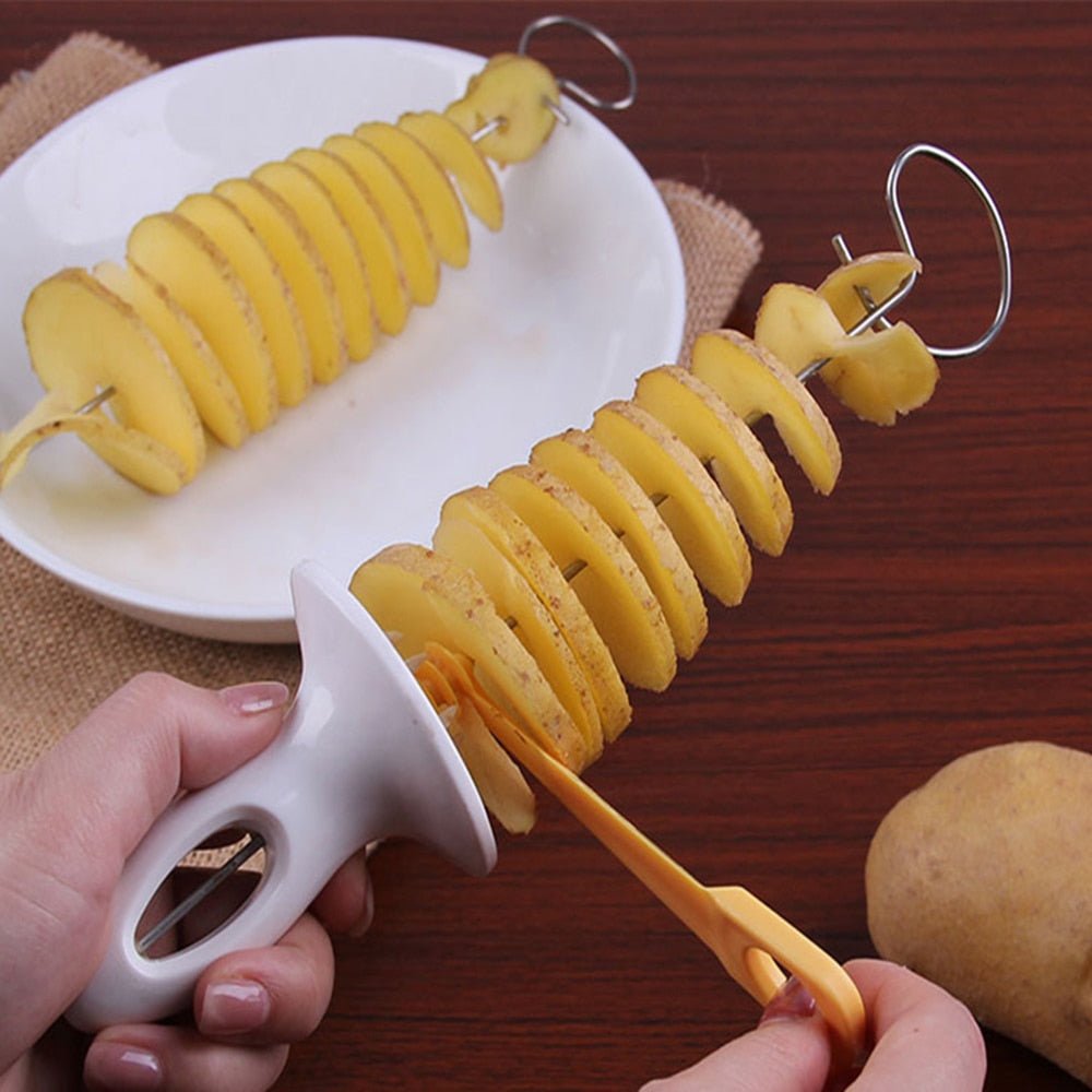 Knuspriger spiralförmiger Curly Fries Schneider Werkzeug