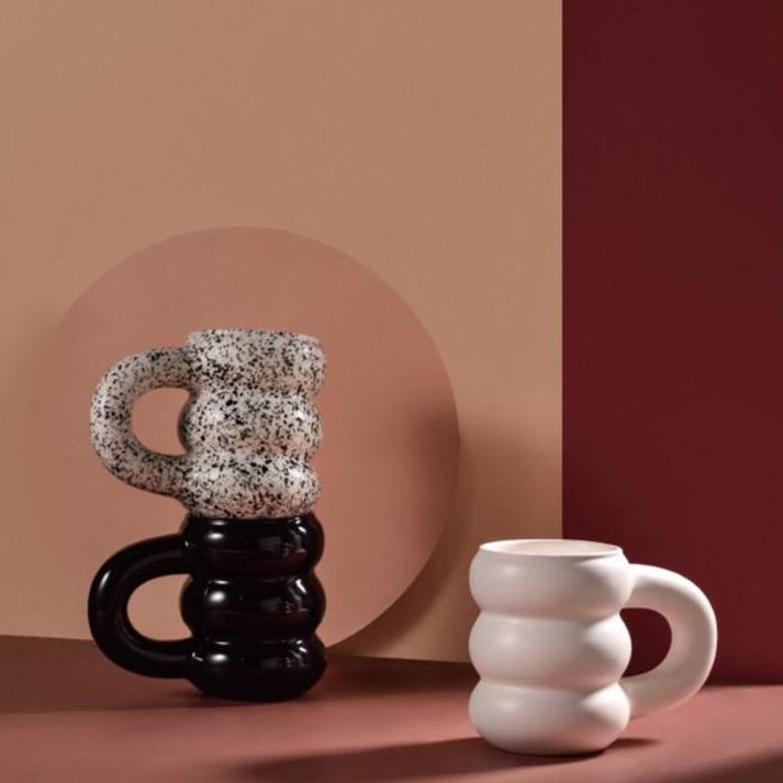 Elegante Keramik Kaffeetasse