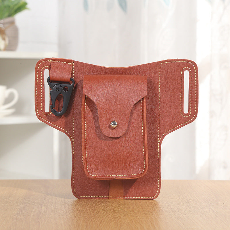 VersaBag™ | Multifunctional leather cell phone belt bag