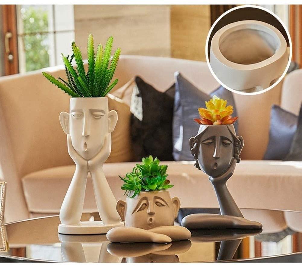 Handgefertigte Keramik-Tanuki-Vase für Boho-Heimdekoration
