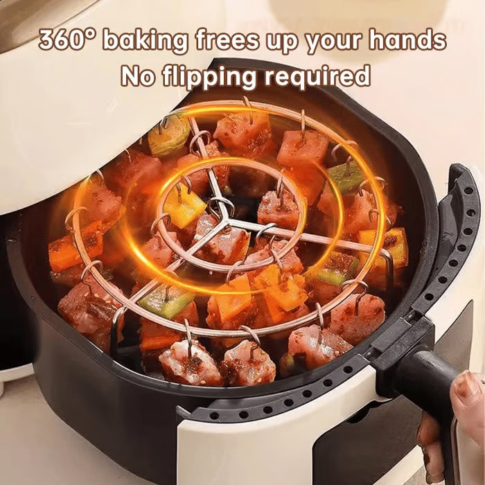 Vertikaler Airfryer Barbecue Kebab Grillrost