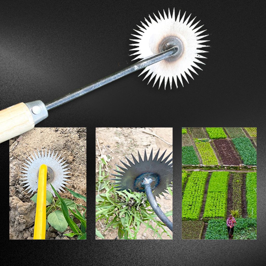 Weedra™ | Sustainable Sunflower Shovel with Wooden Handle – Easy Weeding