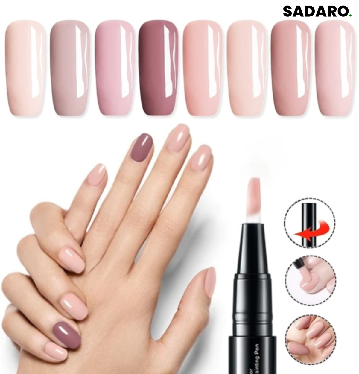 Präzises Vibrantes Nagelkunst-Set für kreative Maniküren