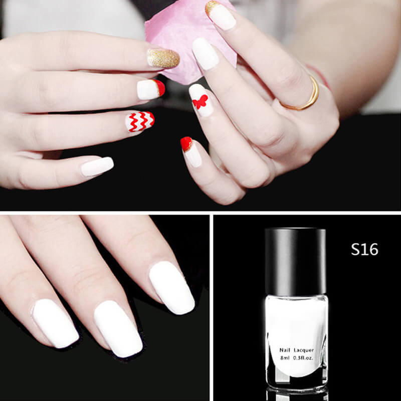 Salon-Perfect Glossy Nails Set für schnelle Maniküren