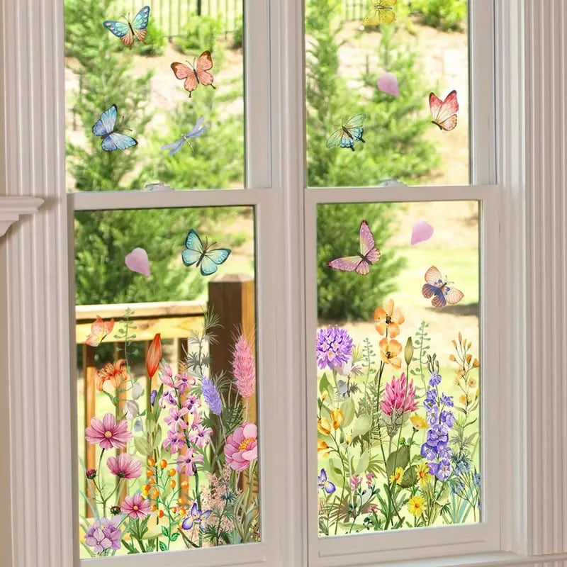 Petaluxe™ | Colorful flower stickers for your window!