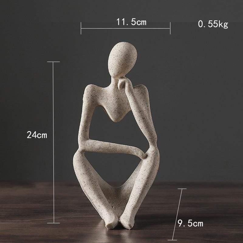 Moderne abstrakte Atacama-Skulptur für Wohnkultur
