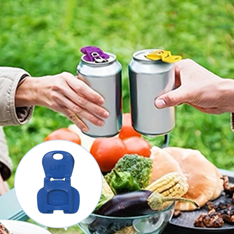 Freihändiger, federbelasteter Dosenöffner für müheloses Kochen