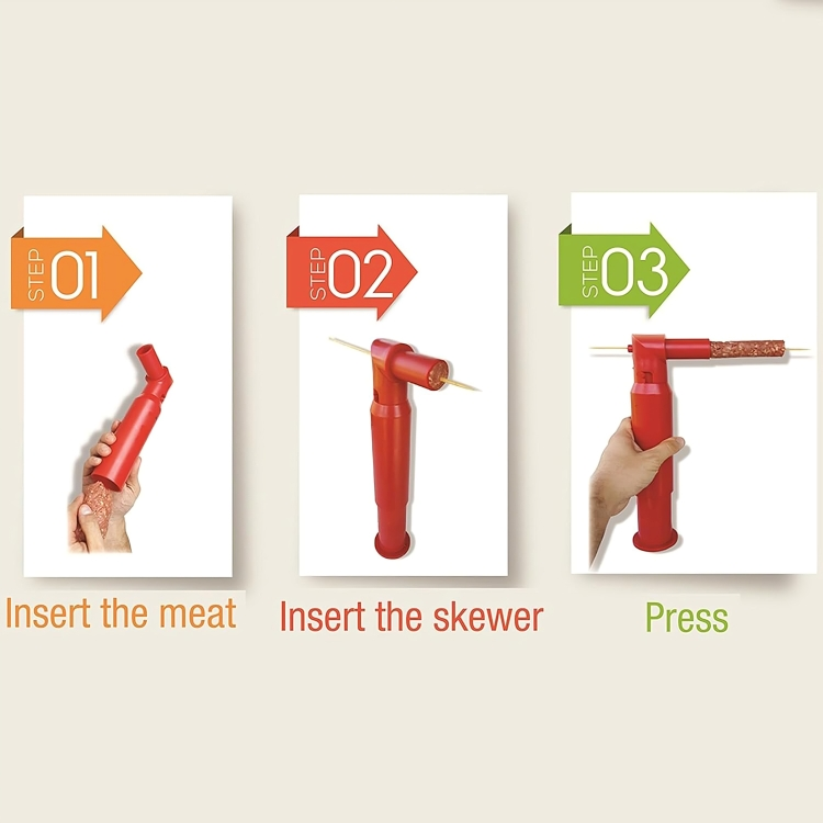 EasyKebab™ | Kabob maker machine stuffing