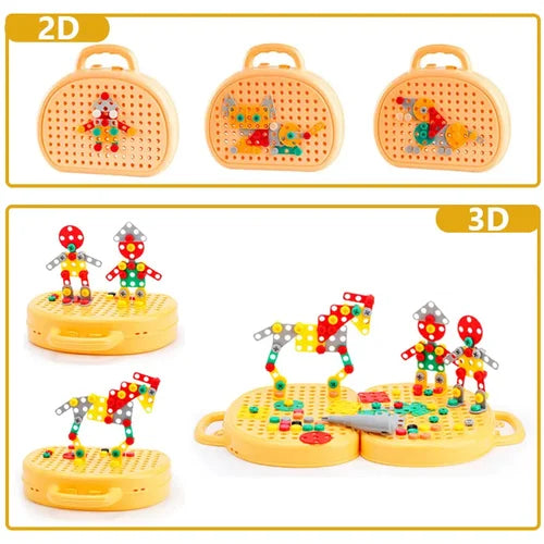 Montessori-inspirierte pädagogische Spieleset für Kinder