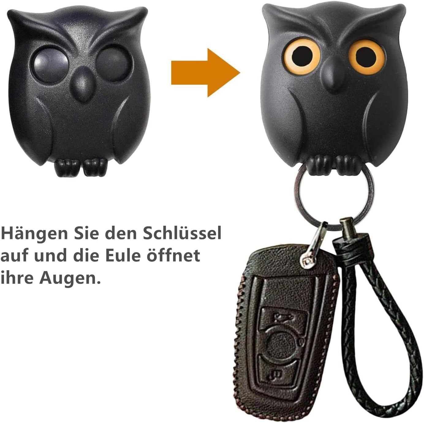 OwlKey™ | Magnetic Night Owl Keychain