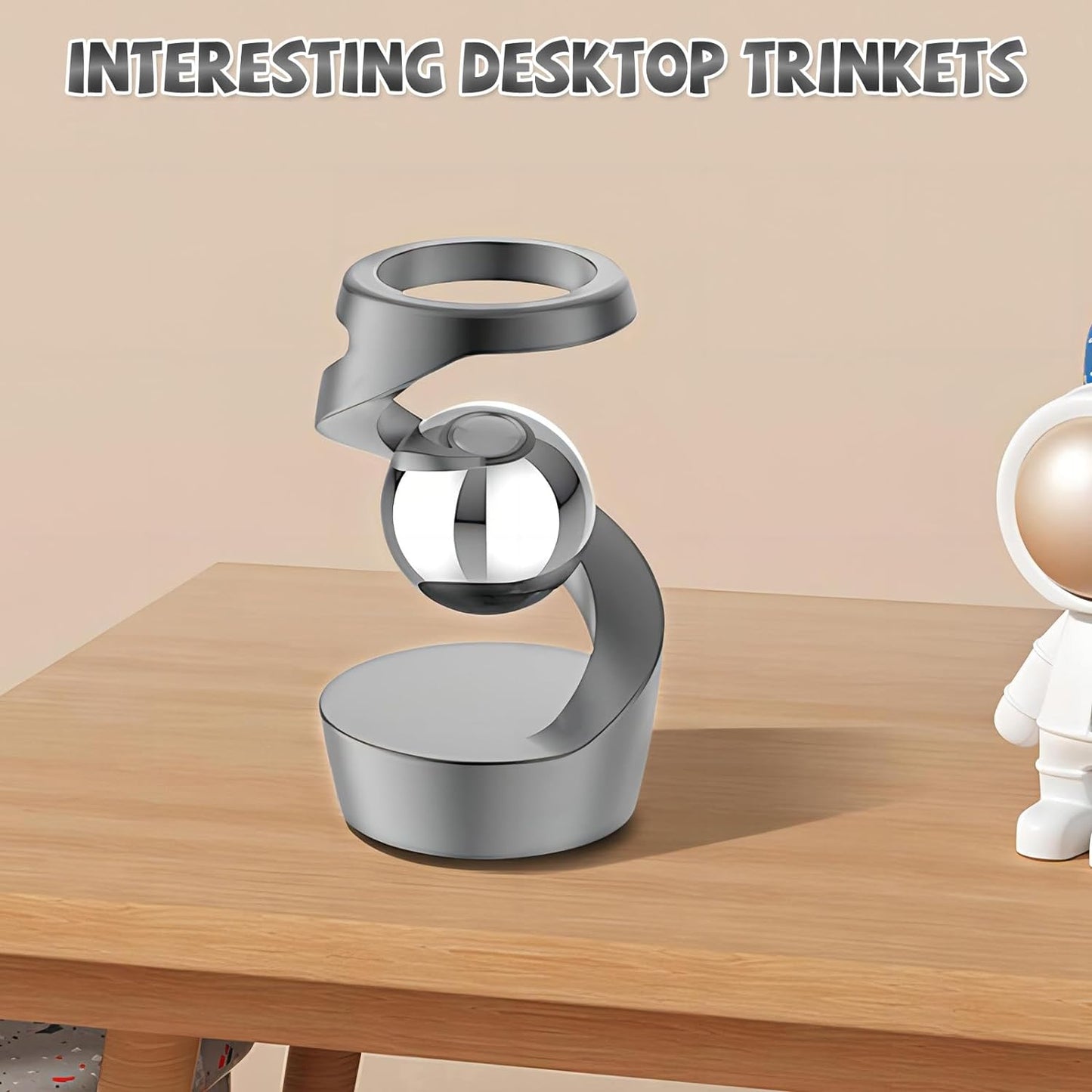 Stress Relief Toy | Aluminum Levitation Desk Toy