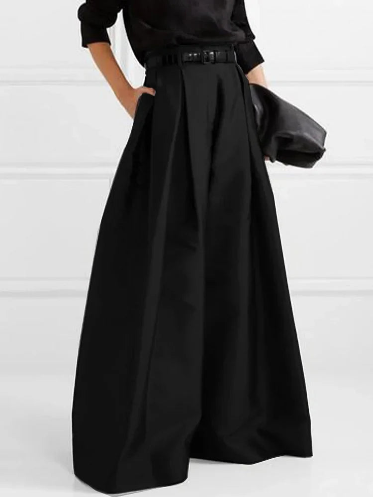 Liarven™ | Solid Color Wide Leg Women's Pants