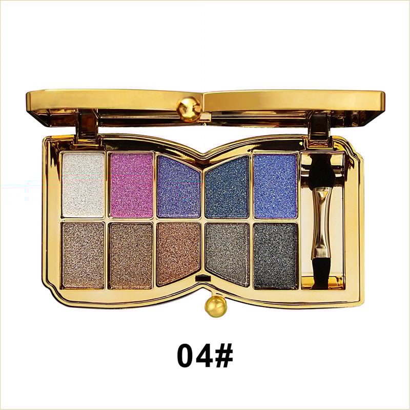 ShimmerGlam™ | 10 Colors Sparkle Shimmer Eyeshadow Palette