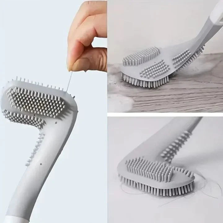 SilClean™ – Long-handled silicone toilet brush