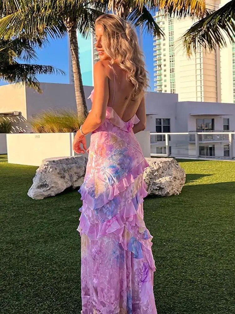 Rufflewear™ | Colorful summer dress with ruffles