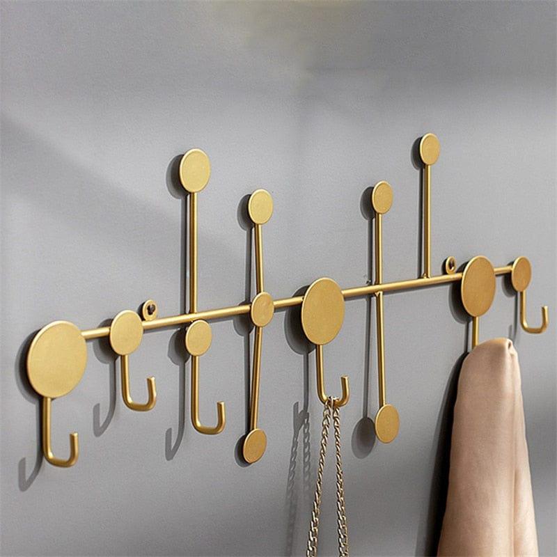 Minimalistische moderne Wandhaken für stilvolle Heimorganisation